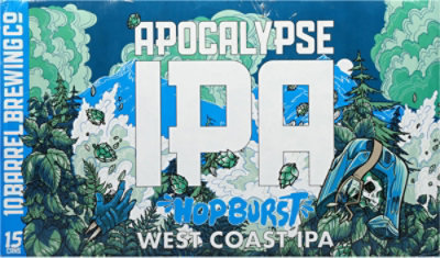 10 Barrel Apocalypse West Coast Ipa 15/12 In Cans - 15-12FZ - Image 3