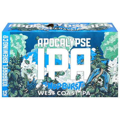 10 Barrel Apocalypse West Coast Ipa 15/12 In Cans - 15-12FZ - Image 1
