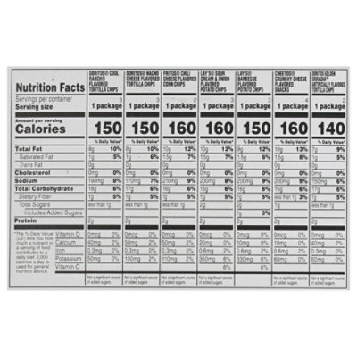 Frito Lay Snacks Flavor Mix Variety - 20 CT - Image 3