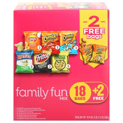 Frito-Lay Snacks Variety Packs Bonus Family Fun Mix - 20 CT - Image 2