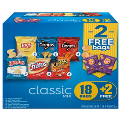 Frito Lay Snacks Classic Mix Variety 20ct - 20 CT - Image 1