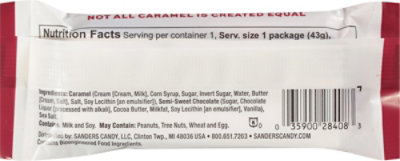 Sanders Dark Chocolate Sea Salt Caramels 3 Piece - 1.5 OZ - Image 6