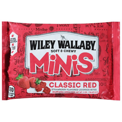 Wiley Wallaby Classic Red Minis - 2 OZ - Image 1