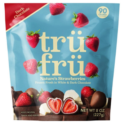 Tru Fru Strawberries Chocolate White And Dark - 8 OZ - Image 2