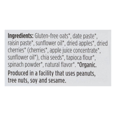 Love Child Oaty Chomps Cherry & Spinach Snack Bar 4oz - 4 OZ - Image 4