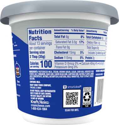 Philadelphia Cinnamon Cream Cheese Frosting, Tub, 16 Oz - 16 OZ - Image 6