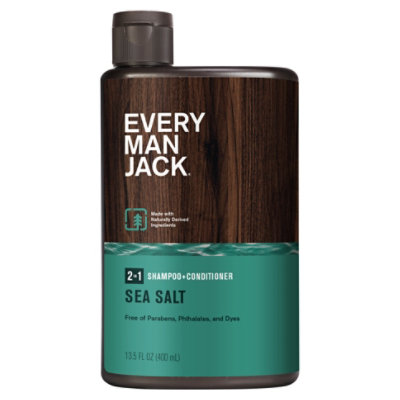 Everyman Jack 2n1 Shampoo & Conditioner Sea Salt & Citrus 13.5oz - 13.5 OZ - Image 3