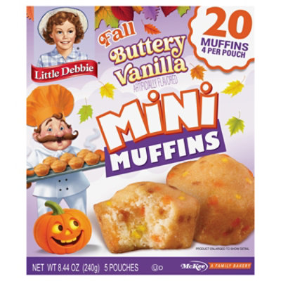Little Debbie Buttery Vanilla Fall Mini Muffins - 8.44 OZ - Image 1