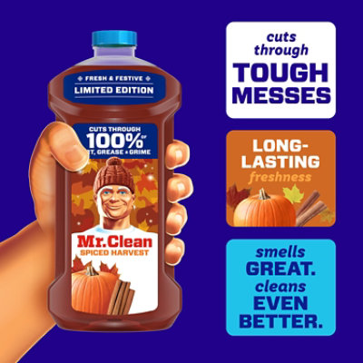 Mr. Clean Multi-surface Liquid Cleaner, Limited Edition Spiced Harvest - 41 Fl. Oz - 41 FZ - Image 2
