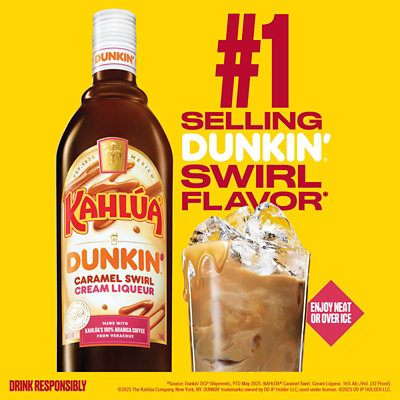 Kahlua Liq Dunkin Caramel Swirl 750 Ml - 750 ML - Image 3