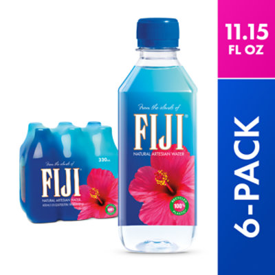 FIJI Natural Artesian Bottled Water - 6 - 11.15 Fl. Oz. - Image 2