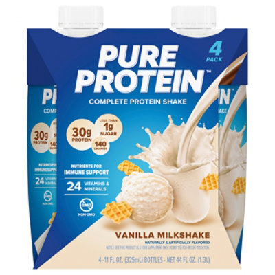 Pure Protein Vanilla Cream Rtd Shake - 4-11FZ - Image 3