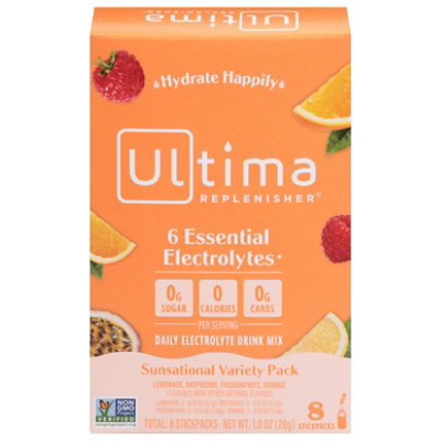 Ultima Replenisher Electrolyte Sunsational Variety 8ct - 1.0 OZ - Image 2