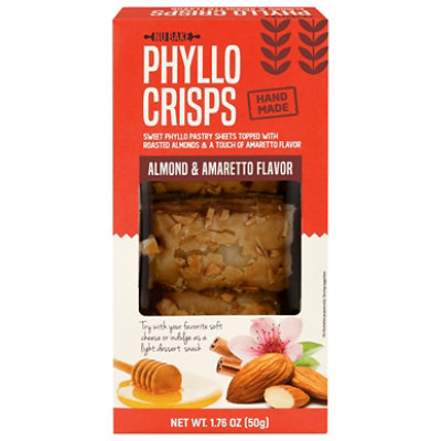 Phyllo Crisps Almond Amaretto Nu Bake - 1.76 OZ - Image 1