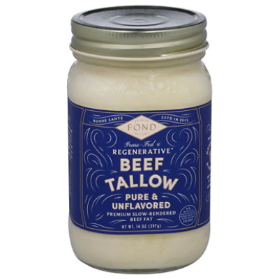Fond Bone Broth Beef Tallow Pure Unflavored - 14 FZ