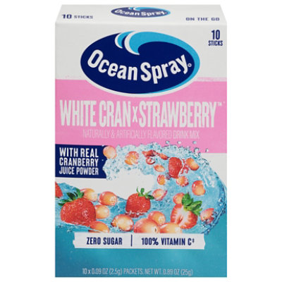 Ocean Spray Water Enhancer White  Cranberry Strawberry 10ct - 0.89 FZ - Image 2