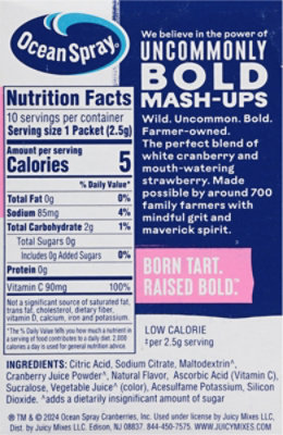 Ocean Spray Water Enhancer White  Cranberry Strawberry 10ct - 0.89 FZ - Image 5