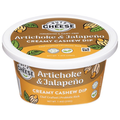 Nuts For Cheese Cashew Dip Artichoke Jalapeno 7.4oz - 7.4 OZ - Image 2