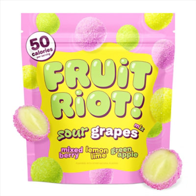 Fruit Riot Mixed Sour Grapes 8oz - 8 OZ - Image 2