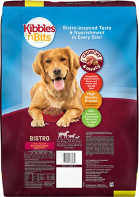 Kibbles N Bits Bistro Oven Roasted Beef/veggies - 16 LB - Image 4