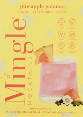 Mingle Mocktails Pineapple Paloma - 4-355ML - Image 5
