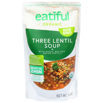 Eatiful Soup Three Lentil Organic - 14.1 OZ - Image 2