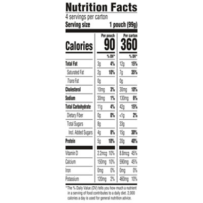 Too Good Strawberry Banana Kids Pouch, 4-3.5 Oz, 14 Oz - 4-3.5OZ - Image 3