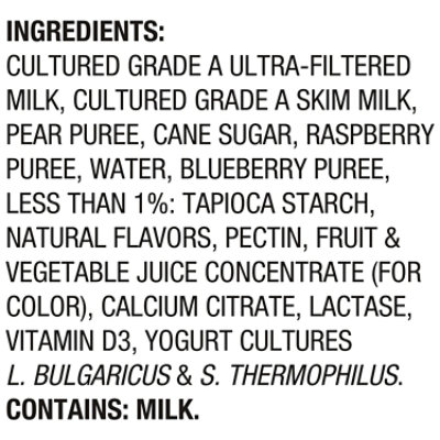 Too Good Pear Berry Yogurt Kids Pouch, 4-3.5 Oz, 14 Oz - 4-3.5OZ - Image 4