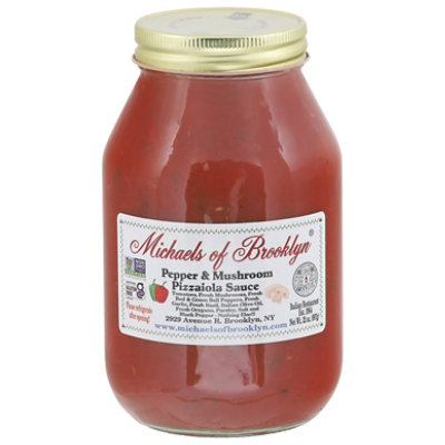 Michaels Pepper & Mshrm Pizzaioli Sauce - 32 OZ - Image 2