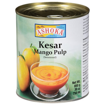 Ashoka Mango Pulp Kesar - 30.0 OZ - Image 1