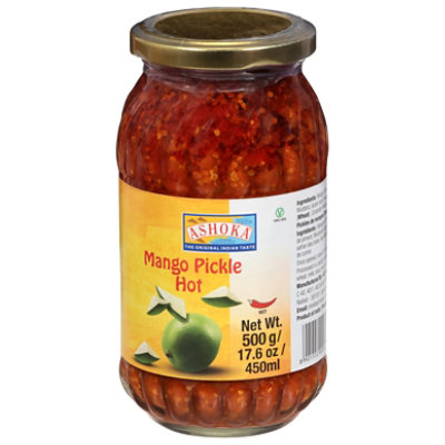 Ashoka Mango Pickle Hot - 17.5 OZ - Image 1