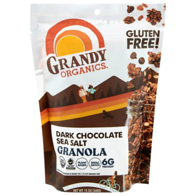 Grandy Oats Granola Dark Chocolate Seasalt - 12 OZ - Image 2