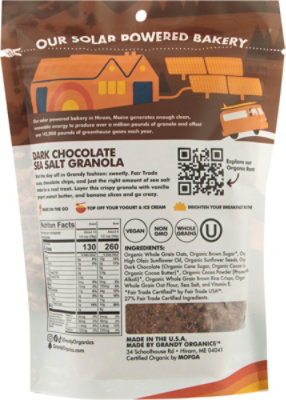 Grandy Oats Granola Dark Chocolate Seasalt - 12 OZ - Image 5