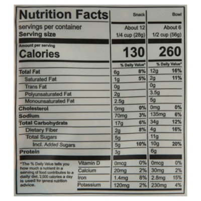 Grandy Oats Granola Dark Chocolate Seasalt - 12 OZ - Image 3