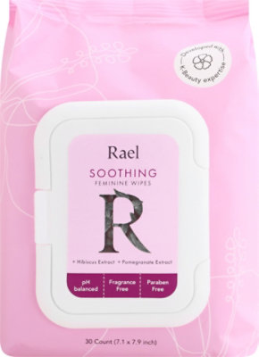Rael Wipes Feminine Soothing - 30 CT - Image 2