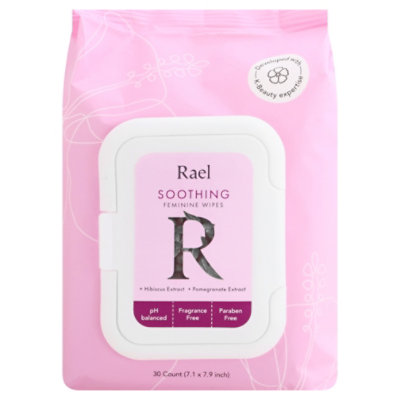 Rael Wipes Feminine Soothing - 30 CT - Image 1