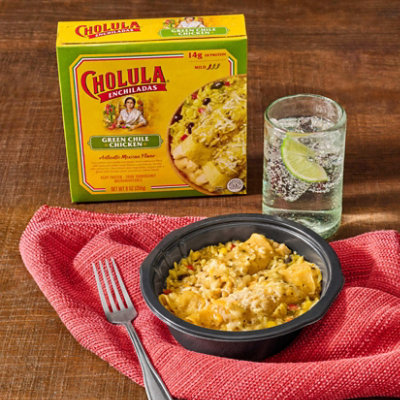 Cholula Chicken Enchiladas Frozen Green Chile 9 Oz - 9 OZ - Image 5