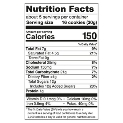 Tate's Tiny Gluten Free Cookies Chocolate Chip - 5.5 OZ - Image 3
