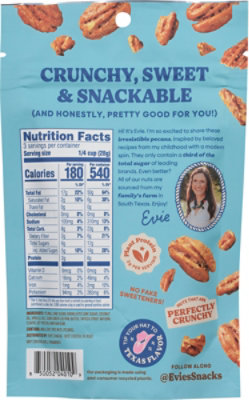 Evies Pecans Roasted Brown Butter Rum 3oz - 3 OZ - Image 5