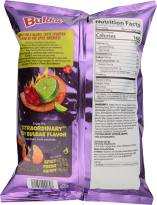 Samyang Potato Chips Buldak Habanero Lime - 4.23 OZ - Image 5