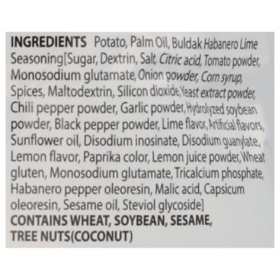 Samyang Potato Chips Buldak Habanero Lime - 4.23 OZ - Image 4
