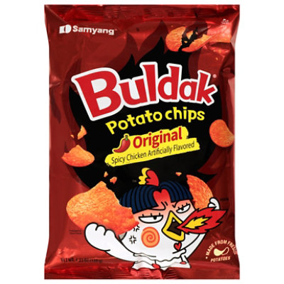 Samyang Potato Chips Buldak Original - 4.23 OZ - Image 2