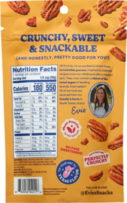 Evies Pecans Roasted Cinnamon Churro 3oz - 3 OZ - Image 5