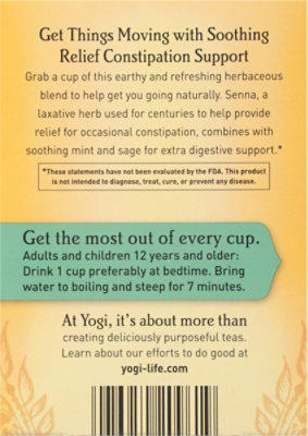 Yogi Teas Constipation Support - 16 CT - Image 3