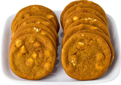 Pumpkin White Chocolate Chip Cookies 16 Count - EA - Image 1