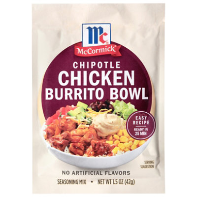Mccormick Chipotle Chkn Burrito Bowl Seas Mix 1.5 Oz - 1.5 OZ - Image 1