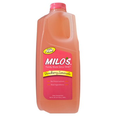 Milo's Strawberry Lemonade - 64 Fl Oz - 64 FZ - Image 1