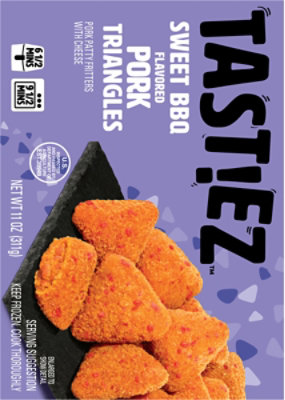 Tast Ez Sweet Bbq Flavored Pork Triangles, 11 Oz - 11 OZ - Image 5