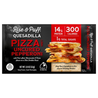 Rise N Puff Quesadillas Pepperoni Pizza - 3.9 OZ