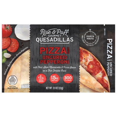 Rise N Puff Quesadillas Pepperoni Pizza - 3.9 OZ - Image 2